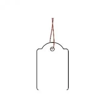 HERMA 6915 25x38 mm kabančios etiketės su raudonu siūlu (1000 vnt.)