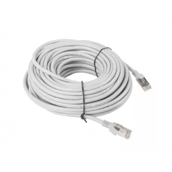 LANBERG tinklo kabelis Cat5e U/UTP RJ-45 20 m pilka, 26 AWG, CCA