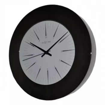 NeXtime Colt 2945 sieninis laikrodis, Ø 45 cm, juodas