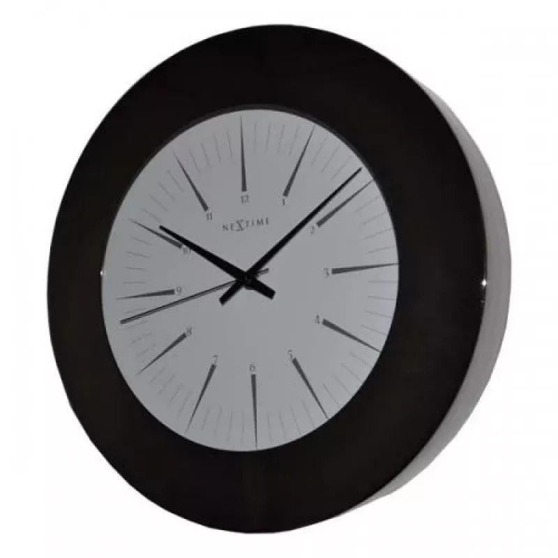 NeXtime Colt 2945 sieninis laikrodis, Ø 45 cm, juodas