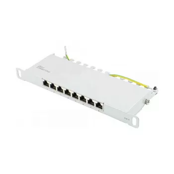 Good Connections Patchpanel 10Cat.6 8P 0,5 HE šviesiai pilkas