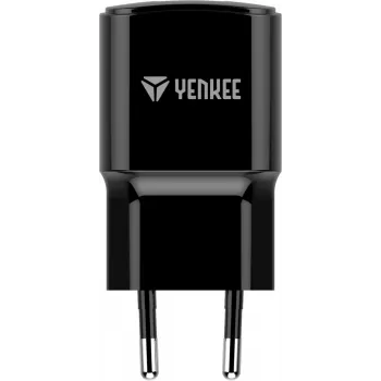 Sieninis USB-A įkroviklis YENKEE YAC 2013BK — 12W, 2.4A