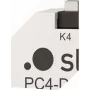 Steinel PC4‑DALI‑2 sieninis valdymo blokas, baltas, mygtukų valdymas, 43×15×50 mm, -20–50 °C