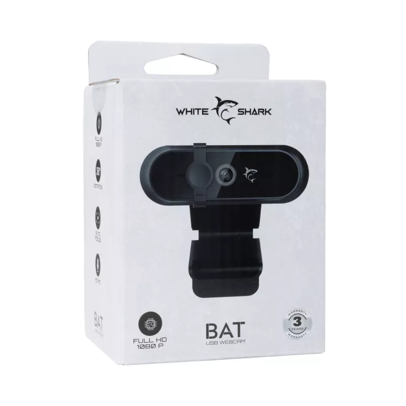 Vaizdo kamera White Shark GWC-005 1080p BAT – 1080p raiška, USB jungtis