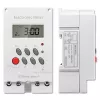 Elektroninis laikmatis DIN bėgiui QOLTEC PC0629 — 24V maitinimas, 16A išėjimas