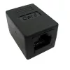 RJ-45 modulinė jungtis VALUE Cat.6 neekranuota juoda