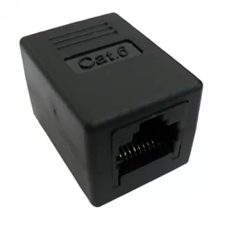 RJ-45 modulinė jungtis VALUE Cat.6 neekranuota juoda