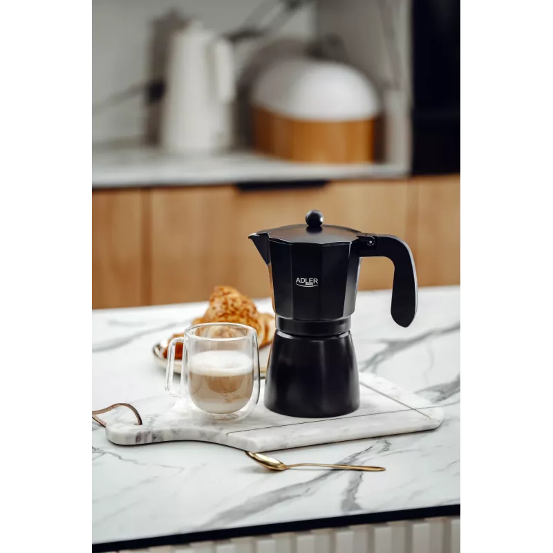 Adler Espresso kavos virimo aparatas AD 4429 juodas