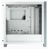 Corsair iCUE 4000X RGB Midi bokštas baltas