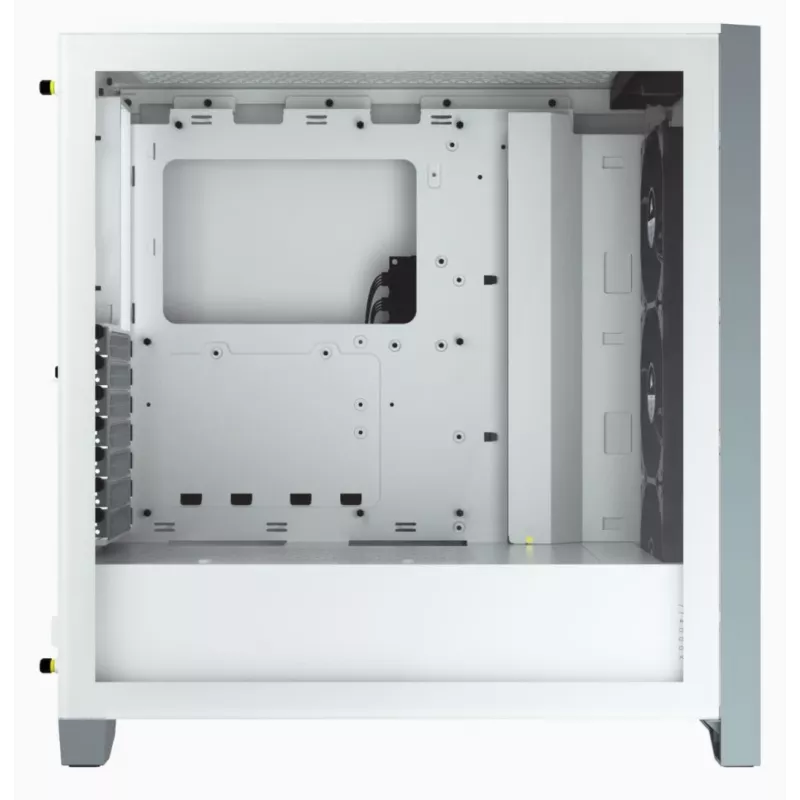 Corsair iCUE 4000X RGB Midi bokštas baltas