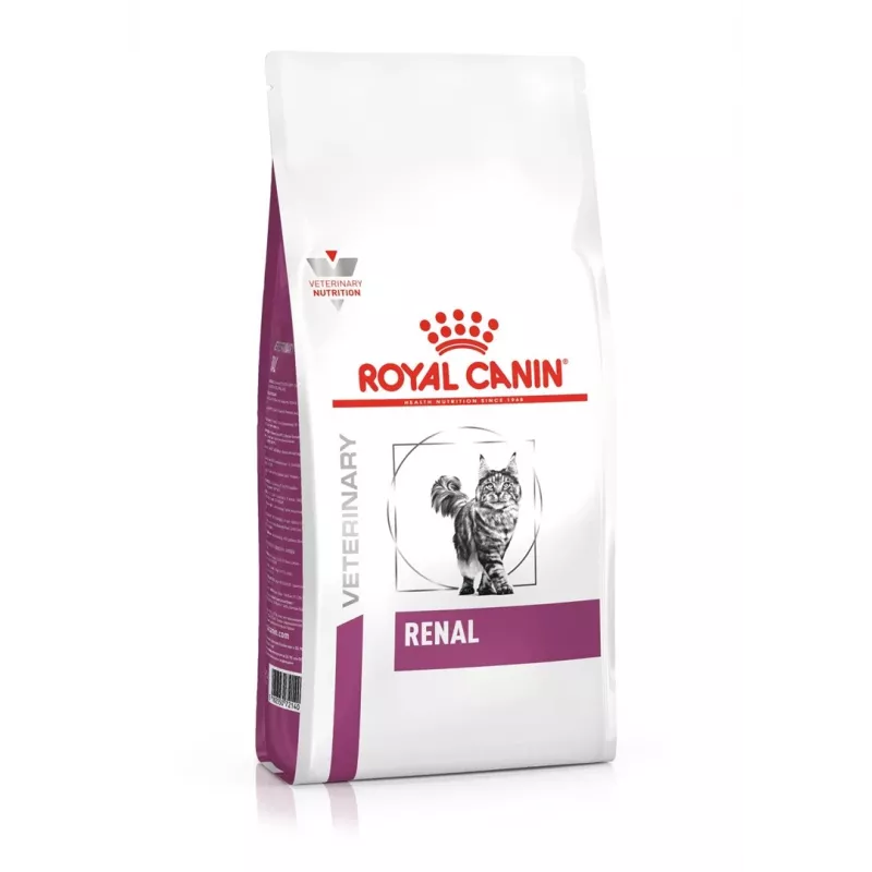 Sausas kačių ėdalas Royal Canin Renal Adult 2 kg – paukštienos skonis