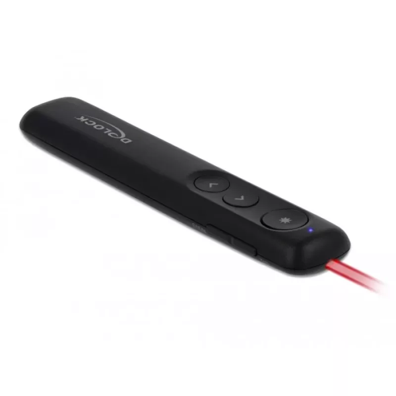 Lazerinis pristatymo pultelis DeLOCK USB 64092 juodas
