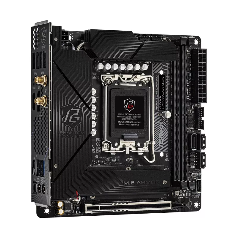 ASRock B760I Lightning WiFi DDR5 Mini-ITX LGA1700 pagrindinė plokštė