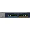 NETGEAR MS108TUP valdomas L2 2.5G Ethernet (100/1000/2500) Power over Ethernet (PoE) pilkas