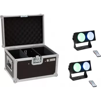 LED šviestuvų juosta EUROLITE CBB-2 COB RGB 2x - kompaktiškas COB RGB linijinis šviestuvas, dviejų blokų