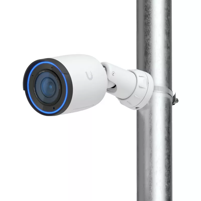 IP apsaugos kamera UBIQUITI G6 Pro Bullet — 4K (3840×2160), laidinė, vidaus/lauko, 1/1,2 colio CMOS, 5,9–13,8 mm, 2,36x optinis priartinimas, lubų/sienos/stulpo montavimas