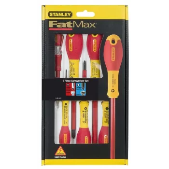 Izoliuotų atsuktuvų rinkinys Stanley FATMAX 0-65-443 (6 vnt., plyšiniai ir Pozi)