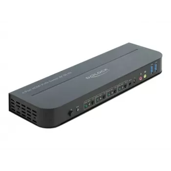 KVM jungiklis DeLOCK 11483 Juodas