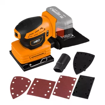 Orbitinis šlifuoklis NEO tools Energy+ 18V 3-in-1