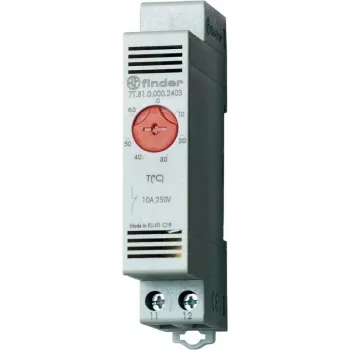 Finder valdymo spintos termostatas Vari-Thermostat, serija 7T.81 7T.81.0.000.2403 (šildymas) +0 - +60 °C 10 A