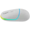 Canyon MW-22 CNS-CMSW22SW Pelė – 2 in 1 Bluetooth/2,4GHz – optinė – 800/1200/1600DPI – 4 mygtukai – RGB apšvietimas – įkraunama – Sniego Baltumo