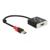 Vaizdo kabelio adapteris DeLOCK 62736 USB Type-A į HDMI 0,2 m Juodas