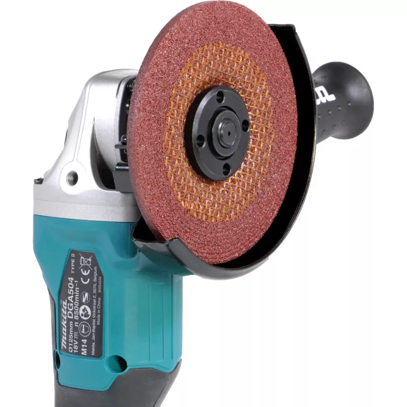 Belaidis kampinis šlifuoklis Makita DGA504Z 125mm Li-ion LXT 18V, be akumuliatoriaus
