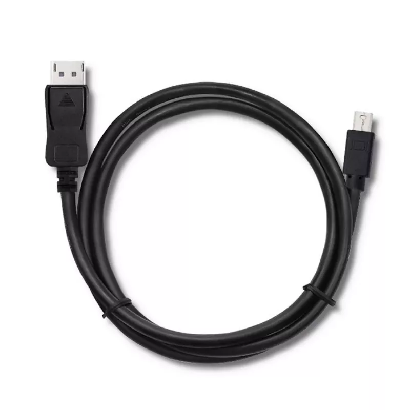 Qoltec 50434 1,8 m Mini DisplayPort – DisplayPort laidas, juodas