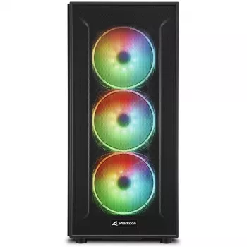 Korpusas Sharkoon TG6M RGB Tower Black