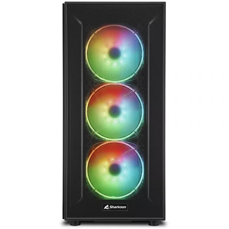 Korpusas Sharkoon TG6M RGB Tower Black