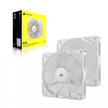 Ventiliatorius Corsair RS140 14 cm Baltas 330-1700 RPM