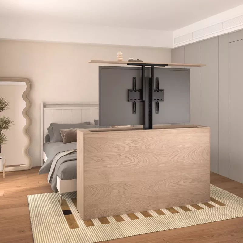 Lubinis TV laikiklis MACLEAN MC-976, 32–55 colių, VESA iki 400×400, maks. apkrova 50 kg
