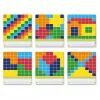 Edukacinis mozaikinis žaidimas QUERCETTI Mosaici Pallino Coding Travel Version 1006 – nešiojamas kodavimo rinkinys su lentelėmis
