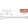Hazet kombinuotas raktas 600N SW 8mm L.130mm Form A specialus plienas