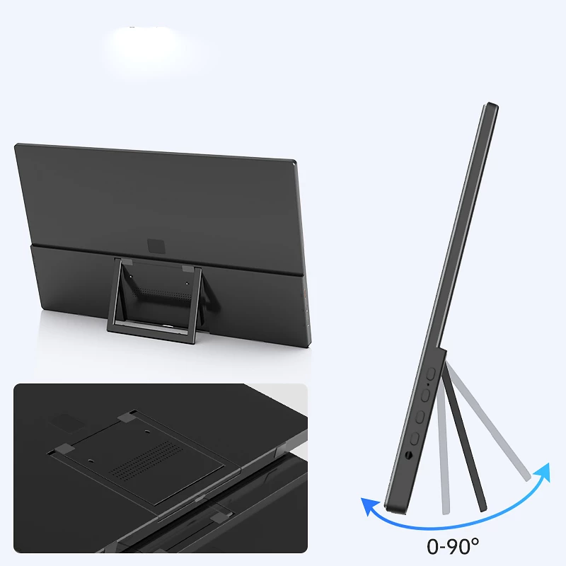 Nešiojamas monitorius nešiojamiesiems kompiuteriams, telefonams ir konsolėms Extralink Smart Life 14, USB-C / micro-HDMI