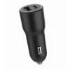 Automobilinis įkroviklis Gembird TA-UC-AC2PDQC38-CAR-01, USB-C, 38 W, 12–24 V, juodas