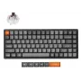 Keychron K2 Max klaviatūra belaidė RF QWERTY angl. juoda pilka 75% mechaninė