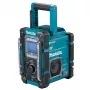Nešiojamas radijo imtuvas Makita DMR301 – DAB/DAB+/FM/AM, USB-A, 18 V Li‑Jon, atsparus vandens purslams