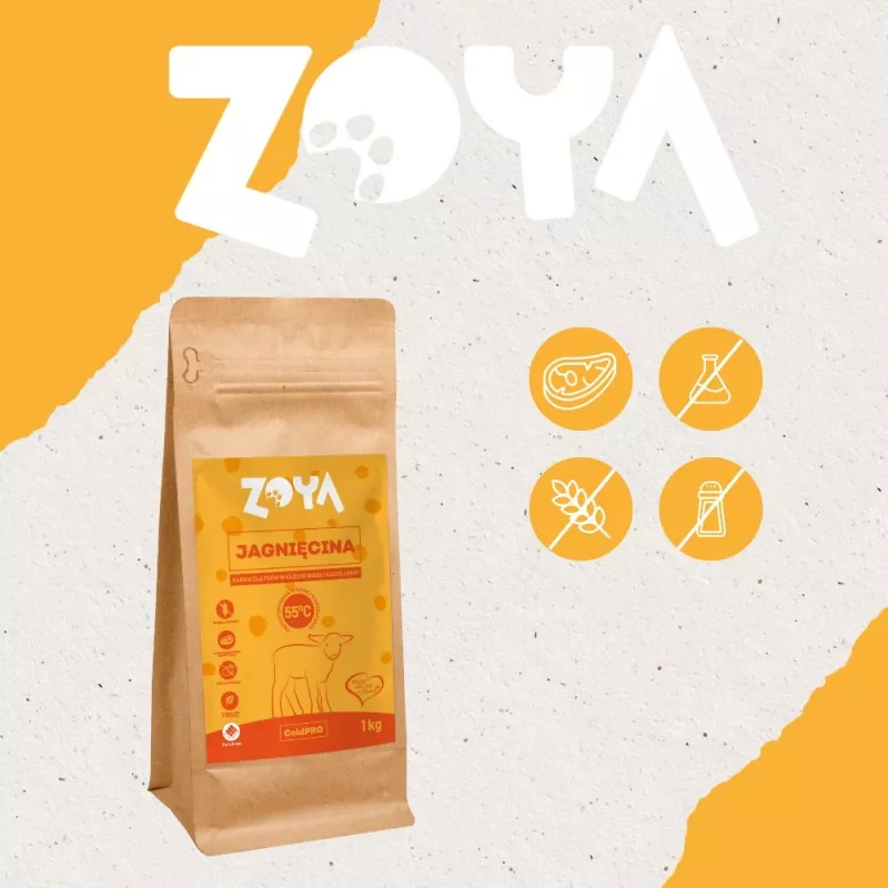 ZOYA ColdPRO Ėriena - sausas šunų ėdalas - 1kg