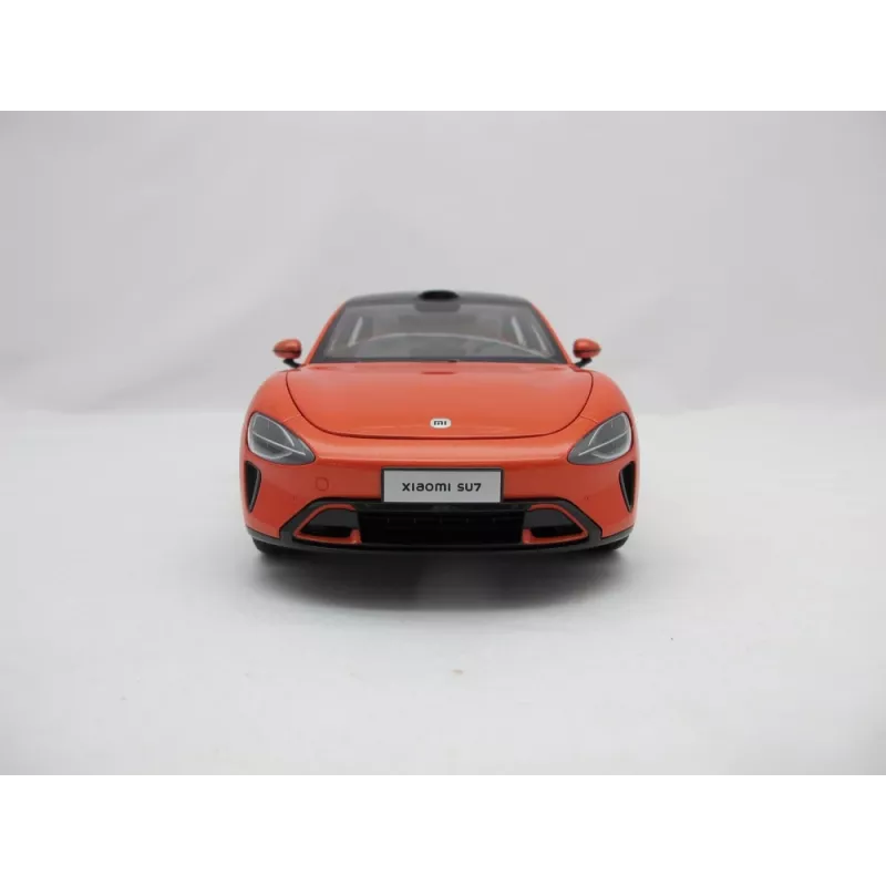 Lieto modelio automobilis Xiaomi SU7 1:18 masteliu, surinktas, W278×D108×H81,5 mm