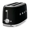 Smeg TSF02 skrudintuvas 4 riekėms - juodas/lakuotas/41x20.8x21.5 cm/6 skrudinimo lygiai/1500W