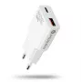 Universalus USB sieninis įkroviklis everActive SC-380Q Super Slim QC 3.0 — Quick Charge 3.0, kompaktiškas dizainas