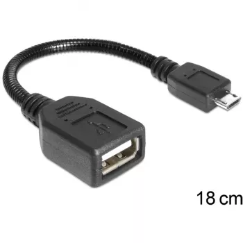 USB laidas Micro-USB B / USB A DeLOCK 83293 0,18 m