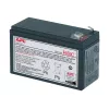 APC akumuliatoriaus keitimo kasetė APCRBC106 (OEM), sandarus švino rūgštinis (VRLA), 1 vnt., juoda, RoHS, 2,5 kg, 102 mm