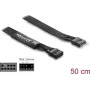 DeLOCK 86055 HD Audio prailginimo kabelis, 9 kontaktų kištukas (male) į lizdą (female), 50 cm, juodas