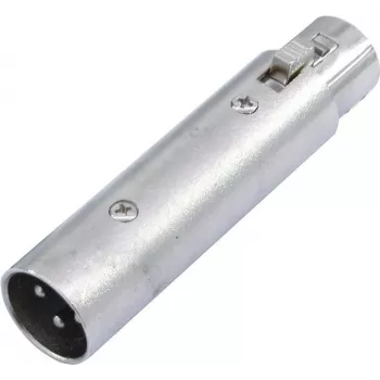 XLR adapteris Omnitronic 3 kontaktų vyriškas į 5 kontaktų moterišką, modelis 30226575