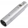 XLR adapteris Omnitronic 3 kontaktų vyriškas į 5 kontaktų moterišką, modelis 30226575