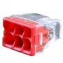 Hismart EL240432 – universalus laidų jungiklis, 6 x 0,5–2,5 mm², 24 A, 450 V, 100 vnt.