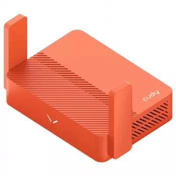 Nešiojamas maršrutizatorius Cudy AC1200 (TR1200) — Oranžinis, AC maitinimas, 1x RJ-45 LAN/WAN, USB 2.0
