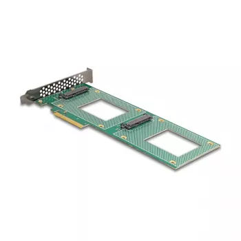 DeLOCK 90151 Vidinė PCIe U.2 adapterio plokštė su LED indikatoriais